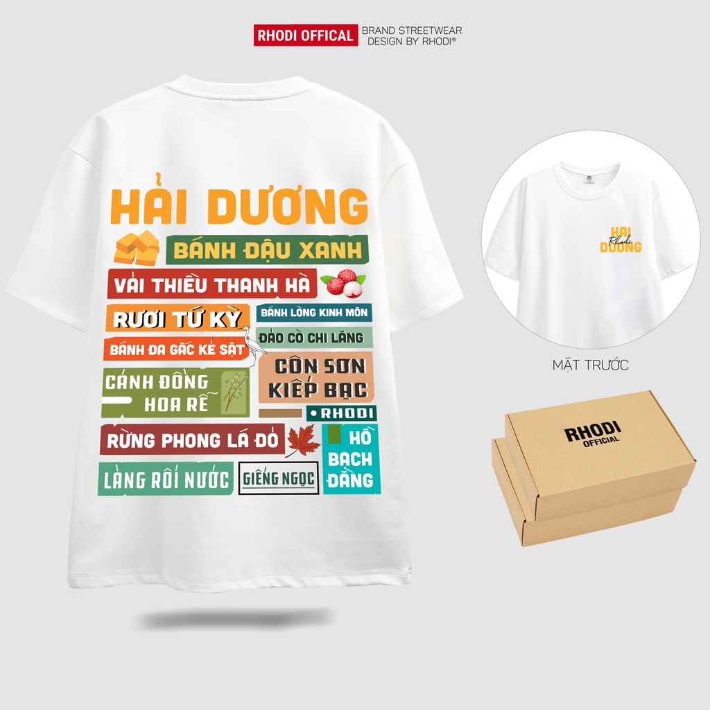 Áo phông local brand RHODI dáng tay lỡ unisex phong cách ulzzang nelly thế hệ genz HaiDuong2