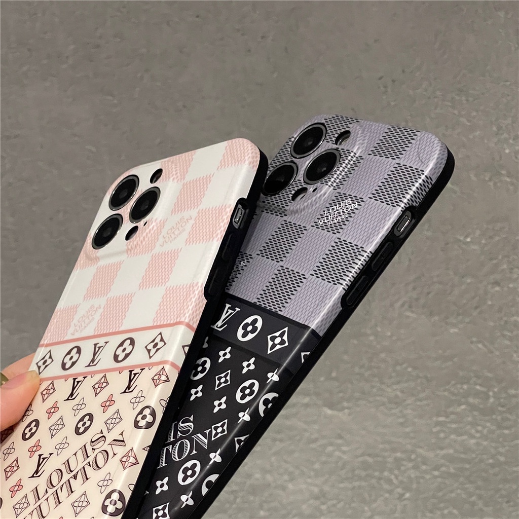 Ốp Điện Thoại Nhựa Cứng In Logo LV Cho iPhone14 13 12 Mini 11 PRO MAX 6 / 6s 7 / 8plus SE2 X / XS XR XSMAX #Hg5150