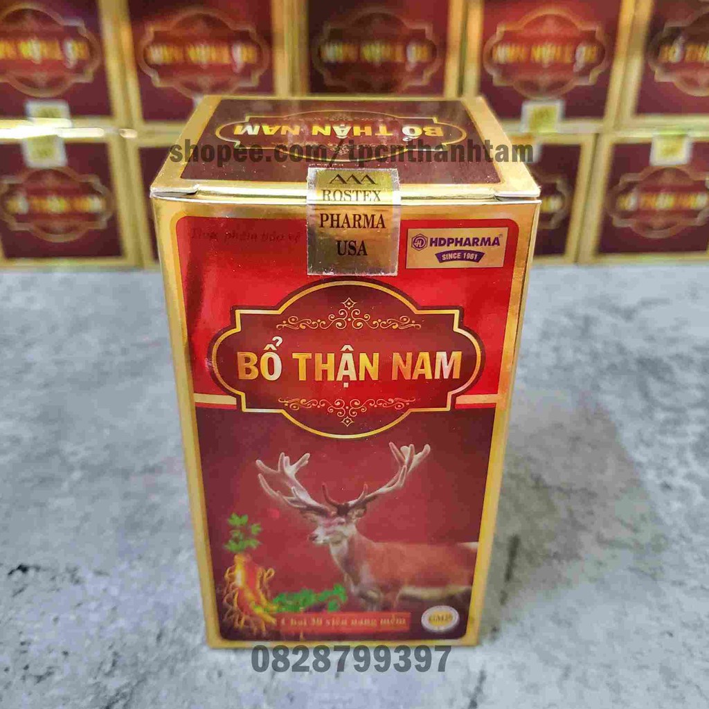 Tăng cường sinh lý Bổ Thận Nam hỗ trợ cương cứng, giảm xuất tinh sớm, kéo dài thời gian quan hệ - Hộp 30 viên