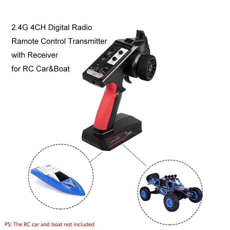 Austar Bộ Thu Phát Tín Hiệu Điều Khiển Từ Xa ax6s 2.4g 4ch Cho Xe Hơi rc