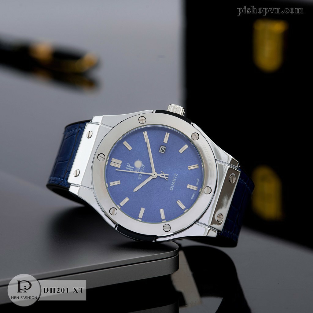 Đồng hồ nam hublot mặt trơn dây da cao cấp bảo hành 12 tháng (201) - Dongho.nam.hublot | BigBuy360 - bigbuy360.vn