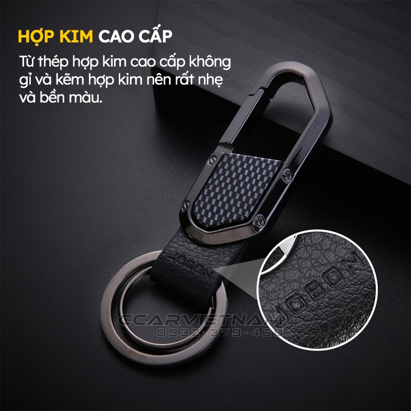 Móc Chìa Khoá Ô Tô, Xe Máy Hãng Jobon  - Móc Treo Fullbox Tem Tag Làm Quà Tặng