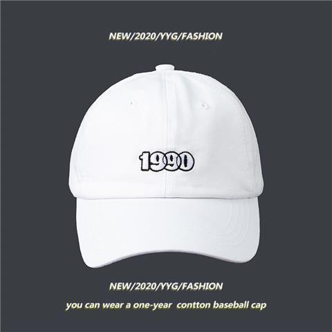 Mũ Lưỡi Trai Thêu Chữ 1990 Phong Cách Hàn Quốc