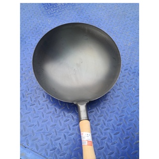 Chảo thép carbon chảo chống dính tay cầm gỗ