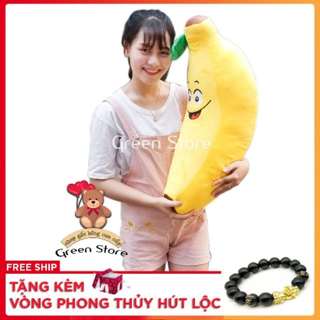 Gấu bông ôm chuối dễ thương
