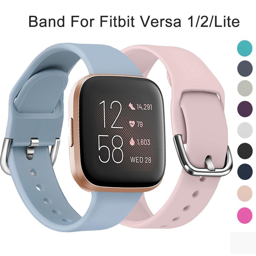 JONYE Dây Đeo Silicon Mềm Cho Đồng Hồ Thông Minh Fitbit Versa 2 1 Lite