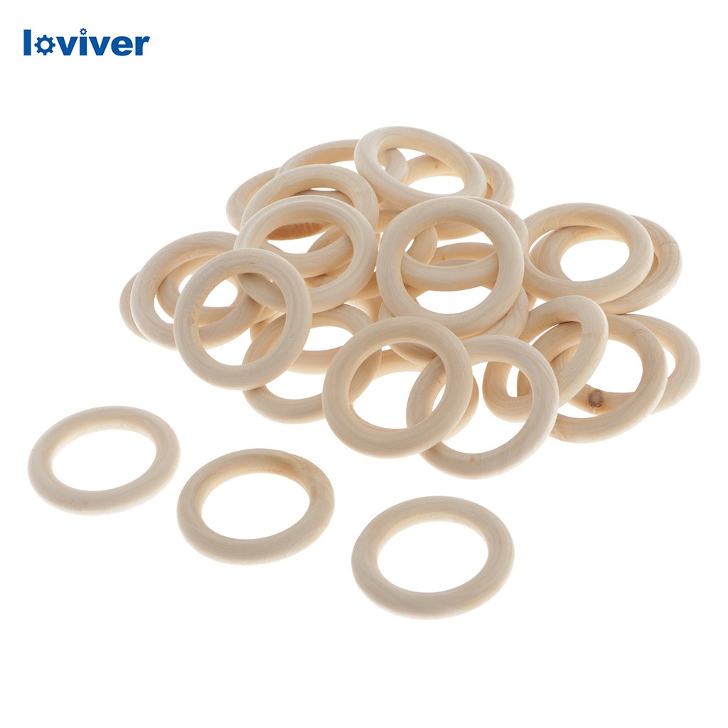 Nhẫn Gỗ Chưa Hoàn Thành Dùng Làm Trang Sức / Mặt Dây Chuyền / Nhẫn Thủ Công Macrame