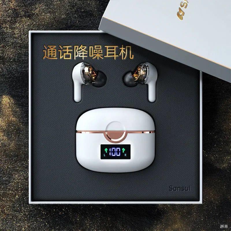 ☁℡❅Tai nghe Bluetooth không dây chất lượng cao Binaural Mini Earbud vân tay Trò chơi giảm tiếng ồn bài hát Apple An