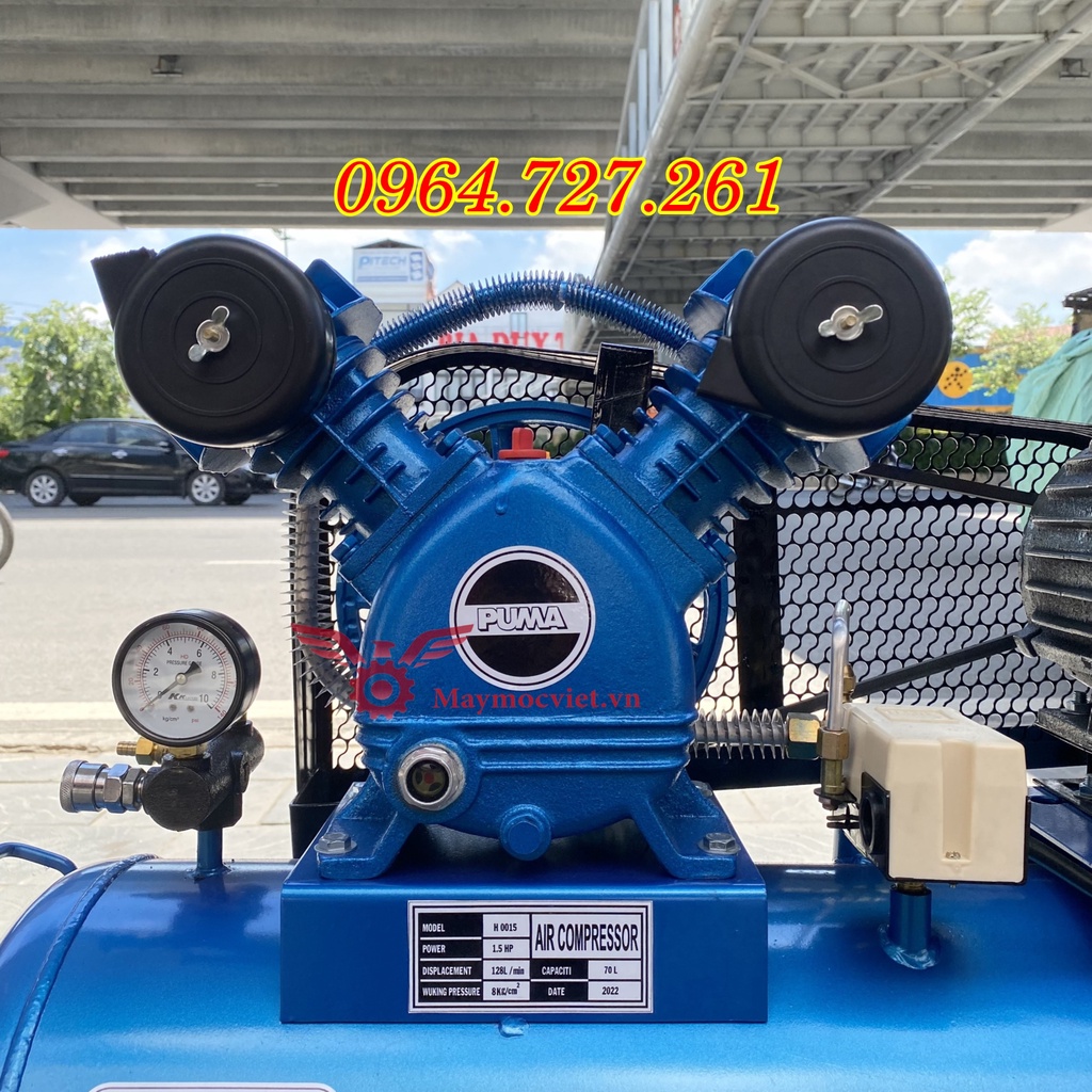 Máy nén khí Puma 1.5HP 70 lít V-0.12/8