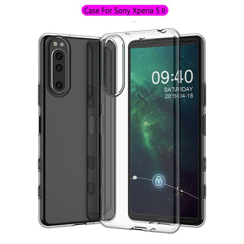 Ốp lưng dẻo TPU cho Sony Xperia 1, Xperia 1 ii, Xperia 1 iii, xperia 5 ii xperia 5 iii Silicon trong suốt