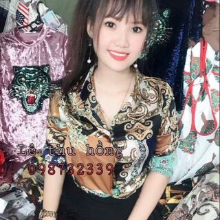 Sơ mi lụa còn ít sale lỗ vốn luôn nè. Chất lụa Quảng Châu hết nha mấy tình yêu. Còn lại số lượng ít nên sale mạnh.