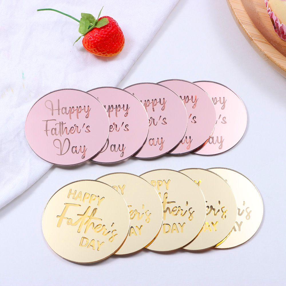 Bộ 5 Topper Trang Trí Bánh Kem Bằng Acrylic Chữ Happy Birthday