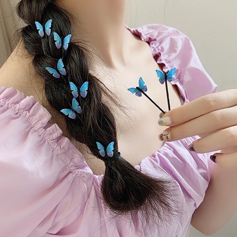 1Pcs 3D Colorful Butterfly Hairclips