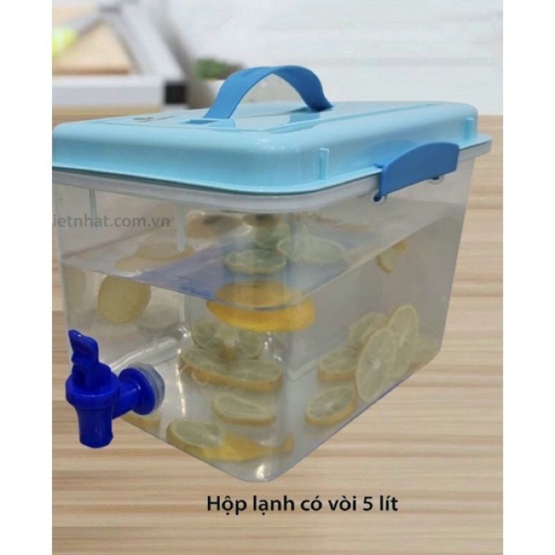 Bình đựng nước có vòi 2.5ít 5 lit . 7 lít (6628) Việt Nhật, Bình đựng nước trà, nước trái cây để trong tủ lạnh tiện lợi