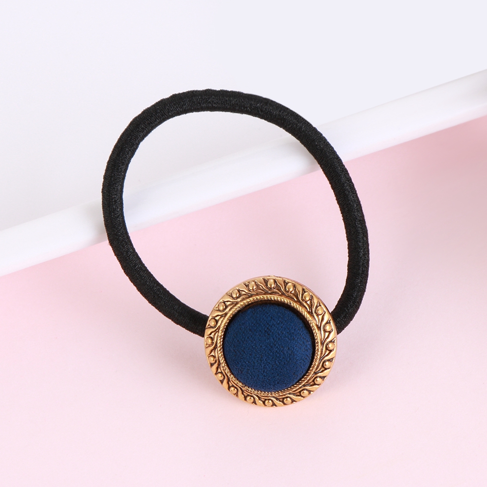 Cài tóc đính nút thời trang nữ tính