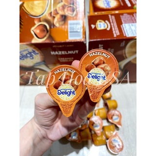 Kem sữa pha cà phê Delight vị Hazelnut - Combo 10 hủ tặng 2