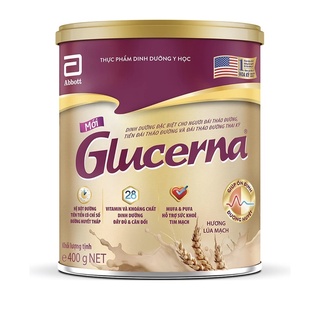 Sữa bột dành cho người bị tiểu đường abbott glucerna lúa mạch 400g