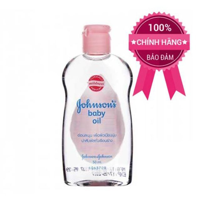 Dầu Massa Dưỡng Ẩm Johnson Baby Oil  50ml