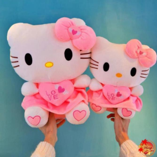 Gấu Bông Hello Kitty dễ thương size 20cm