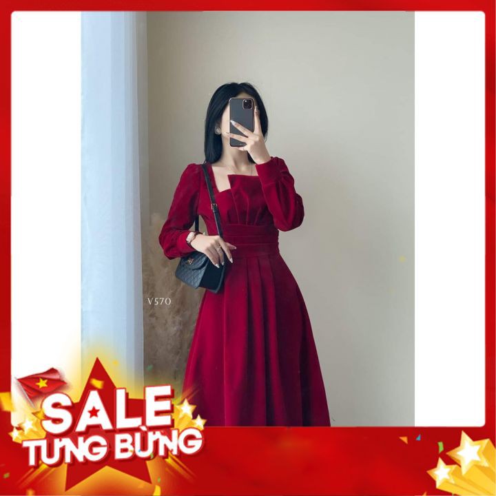 Đầm dự tiệc xòe tay phồng cách điệu Julliet Dress [HÀNG CÓ SẴN] | BigBuy360 - bigbuy360.vn
