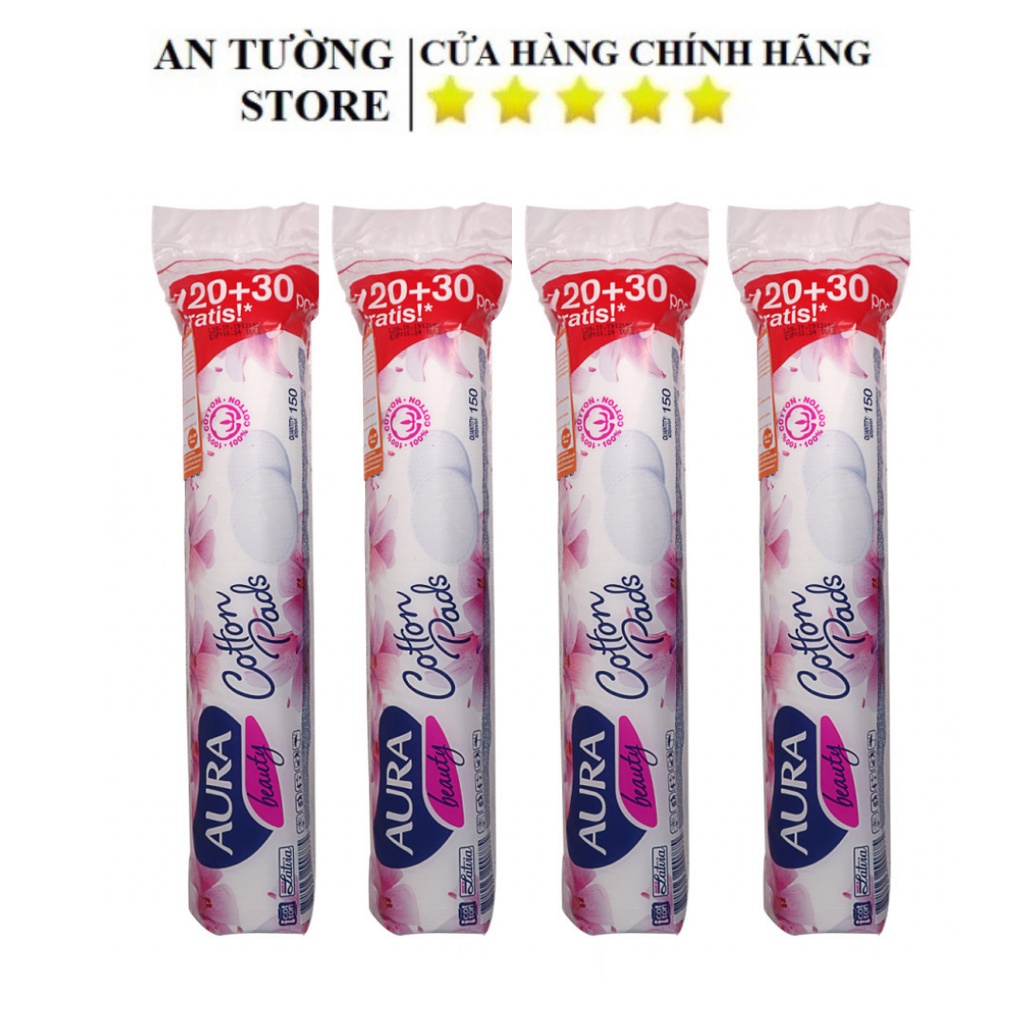 COMBO 20 Bông Tẩy trang Aura ( Sỉ 20 Bông)