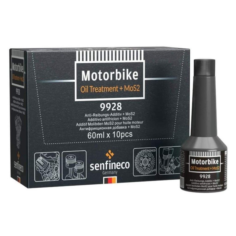 Phụ Gia Nhớt Xe Máy Chống Mài Mòn 9928- Senfineco Motorbike Mos2 Engine Oil Treatment