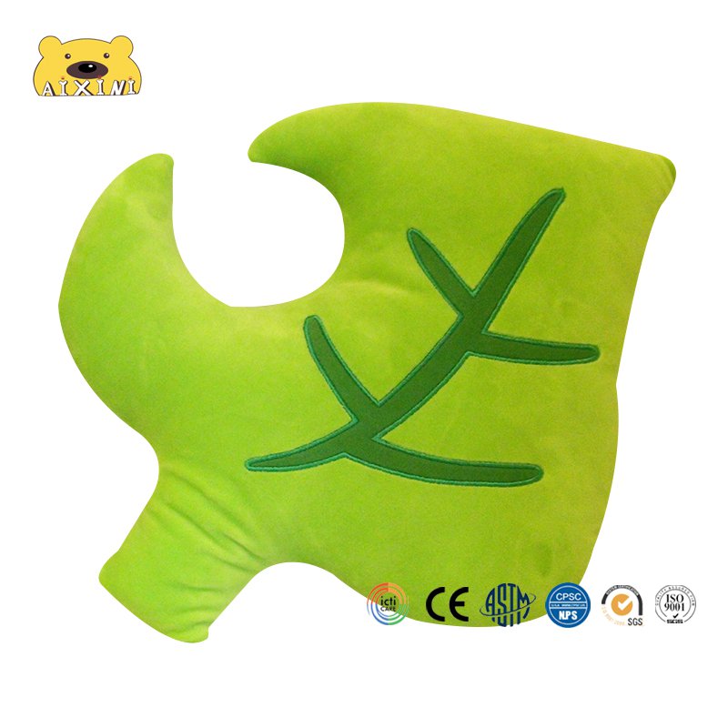 Aixini Green Leaf Plush Animal Leaf Plushie Toy Doll Pillow Home Decoration