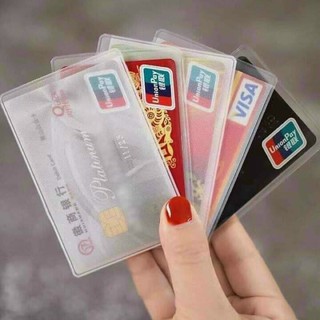 Set 5 Vỏ nhựa đựng thẻ ngân hàng, CCCD, thẻ sinh viên