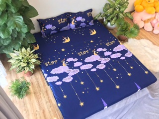 Sét 3 món ga gối cotton poly giá siêu rẻ