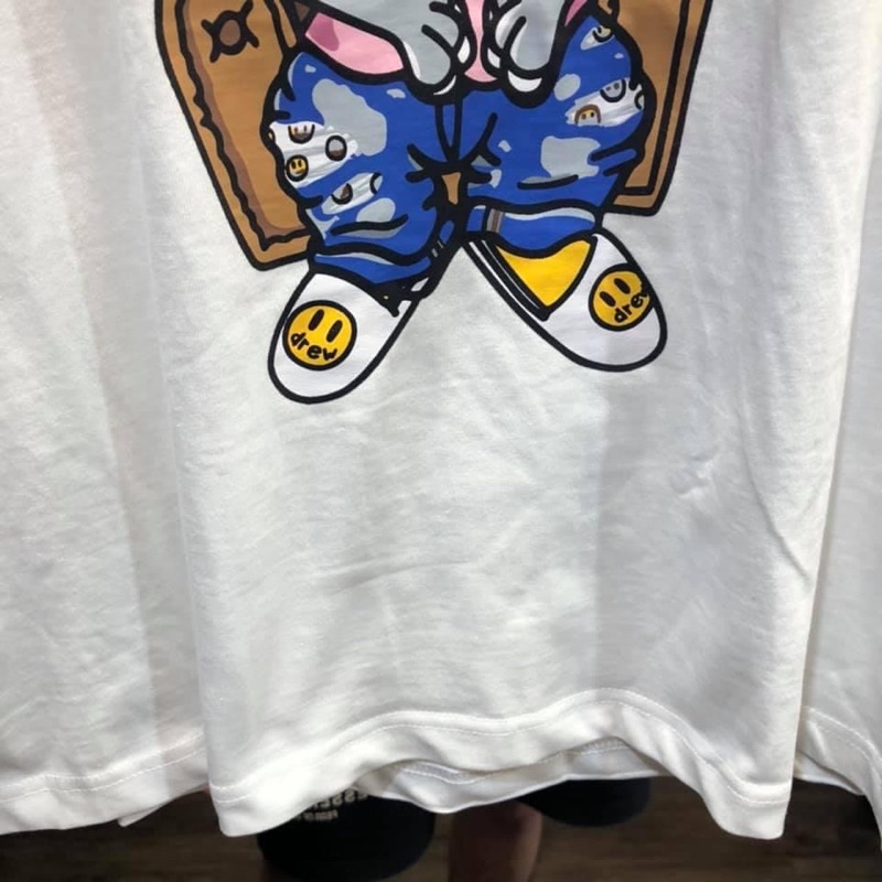 Áo thun tay lỡ DREW House thỏ Hogoto shop ,áo phông cotton nam nữ unisex  form rộng oversize | BigBuy360 - bigbuy360.vn