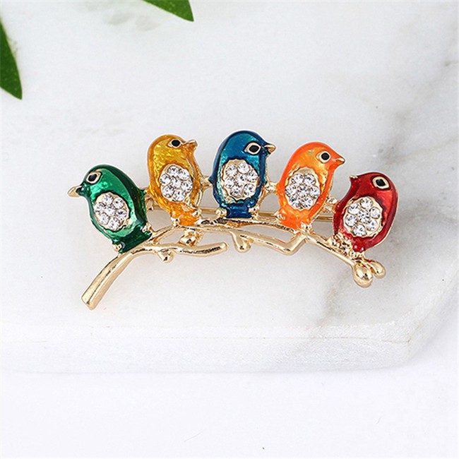 Trâm cài thiết kế hình chú chim gợi cảm