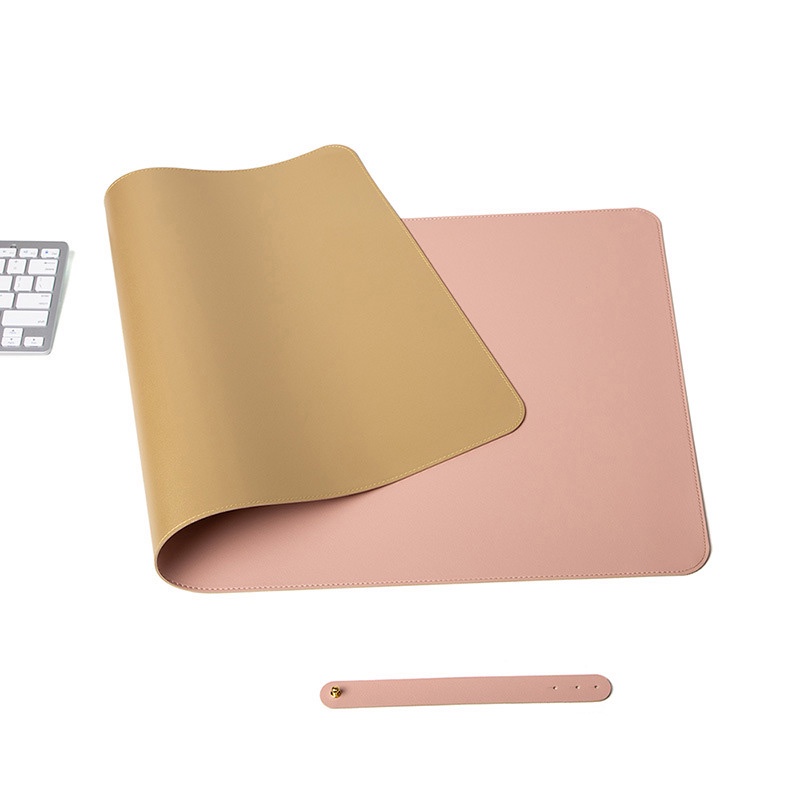 Lót chuột, deskpad bằng da cao cấp 2 mặt (80x40cm) - Thảm trải bàn chống nước, nhiều màu sắc