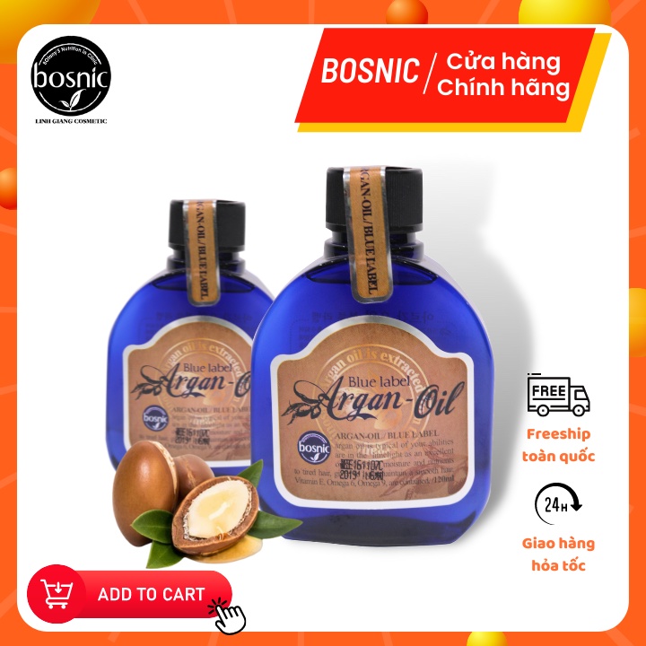 Tinh Dầu Dưỡng Phục Hồi Tóc Argan Oil BOSNIC 120ML