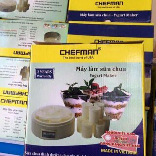 máy làm sữa chua chefmen 16 cốc