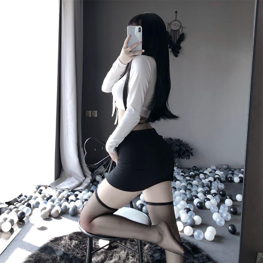 OCEANMAP Bộ Đồ Lót Hóa Trang Cô Giáo Gợi Cảm Cho Nữ