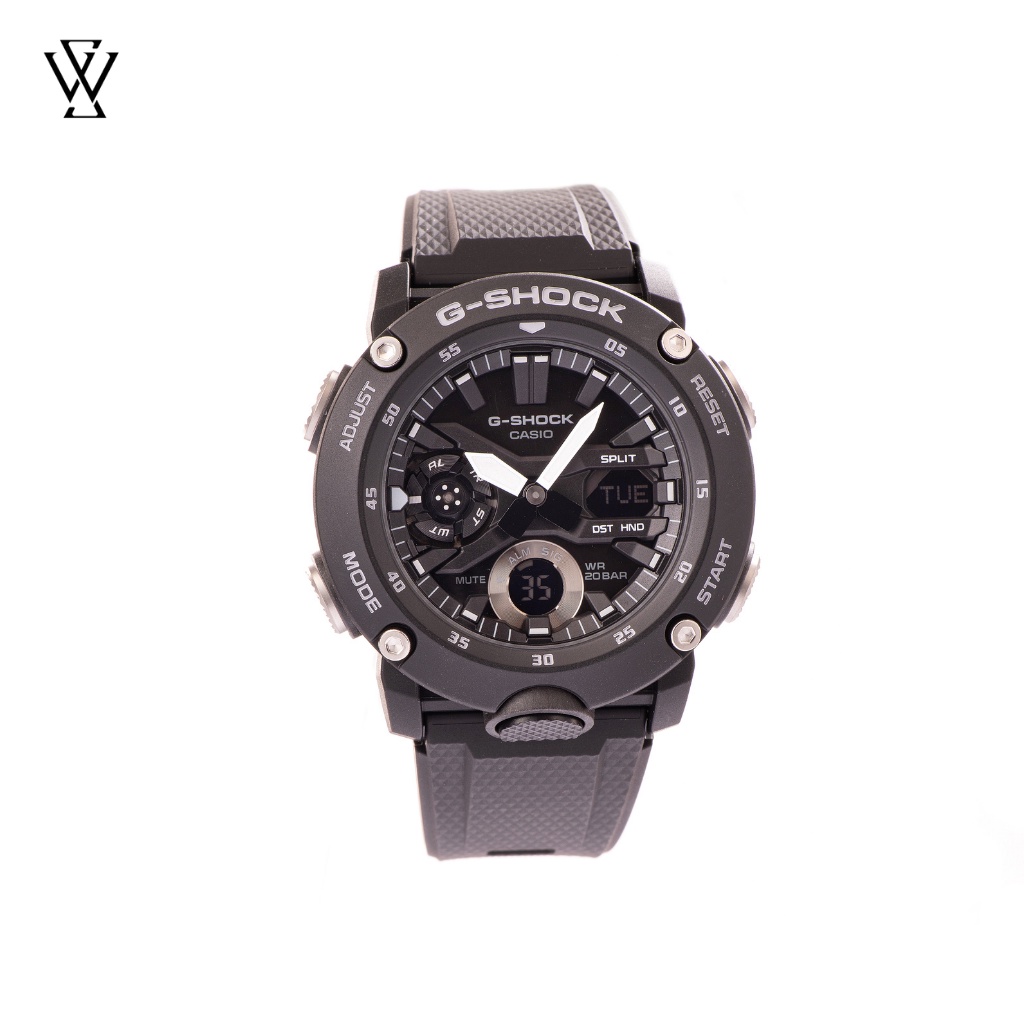 Đồng Hồ Điện Tử Nam Casio G-Shock WATCHSTORE GA-2000S-1ADR Thiết Kế Mặt Kính Khoáng 49mm, Vỏ Carbon Và Dây Nhựa Bền Bỉ