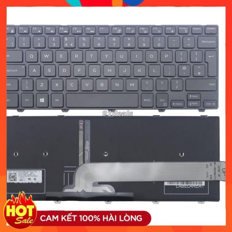 ⚡️[Chính Hãng] BÀN PHÍM LAPTOP DELL 14-3000 3443 3451 3458 3468 3445 3442 CÓ TÍCH HỢP ĐÈN LED NHẬP KHẨU