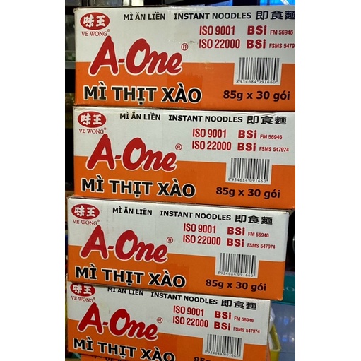 Aone thịt xào thùng 30 gói 85g