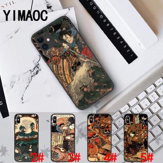 Ốp điện thoại TPU mềm in hình Samurai Nhật Bản cho iPhone XS Max XR X 11 Pro 7 8 6 6S Plus