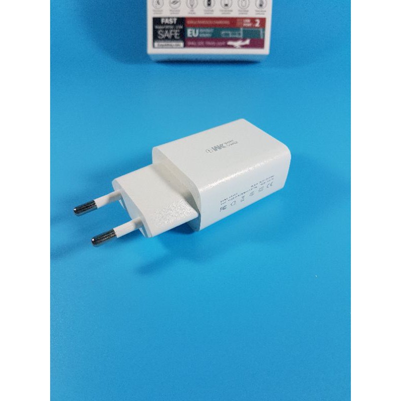 CỐC SẠC 2 CỔNG USB WK 5V-2A sạc nhanh cho các dòng máy smartphone