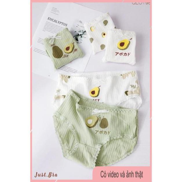Quần lót cotton quả bơ, cute lạc lối