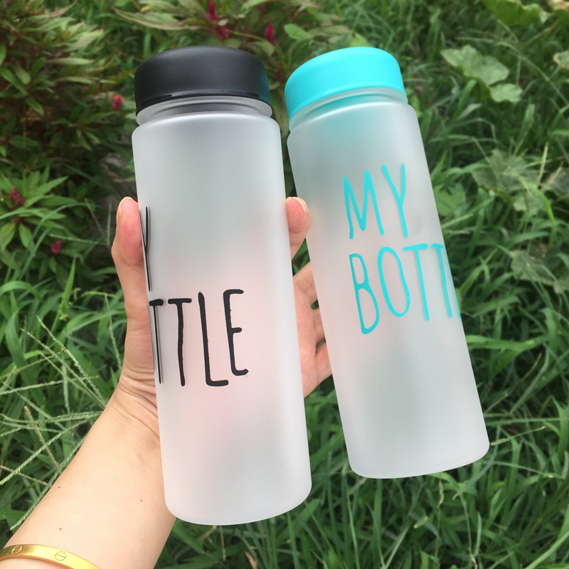 Bình Nước Nhựa Sơn Mờ 500ml MyBottle Q055M Cao Cấp