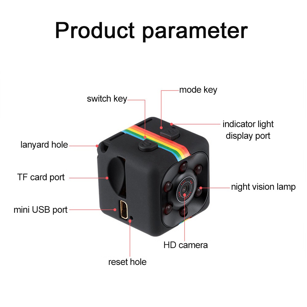 Camera Giám Sát Ghi Hình Hồng Ngoại SQ11, phiên bản mới | BigBuy360 - bigbuy360.vn