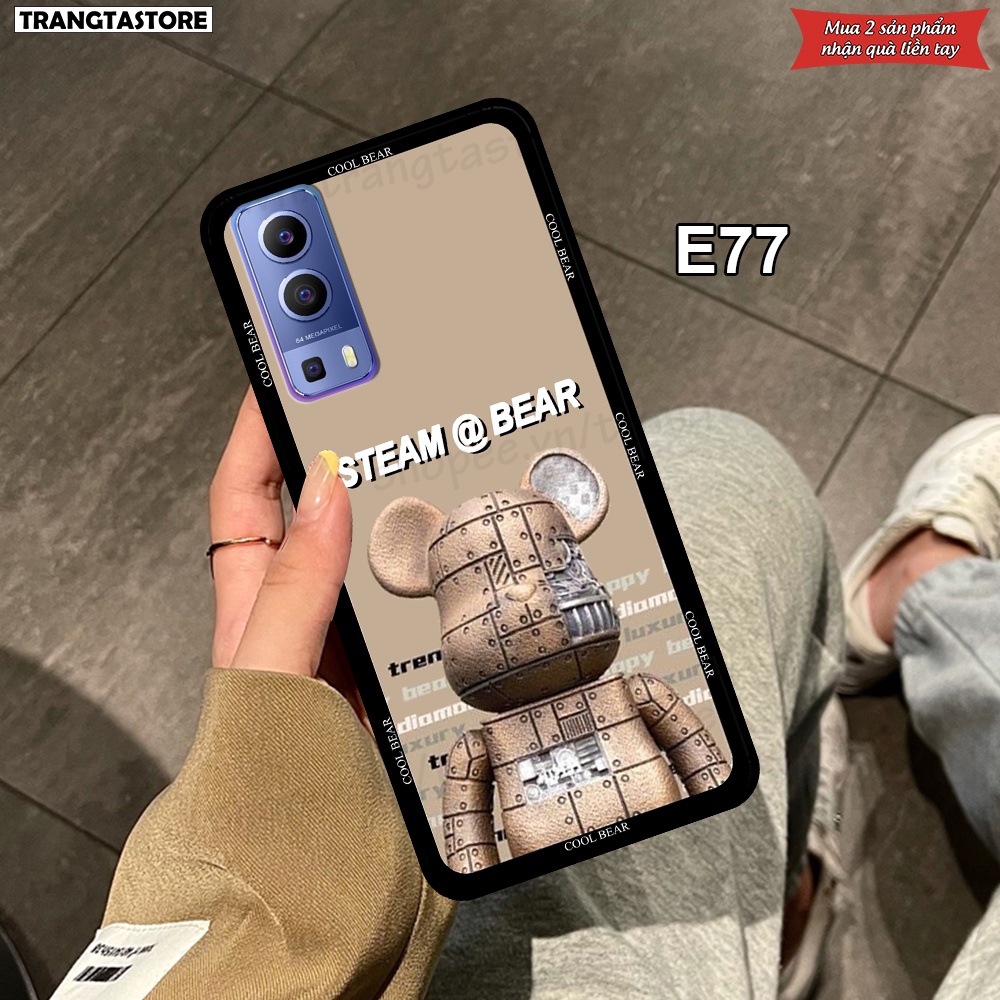 Ốp Vivo Y51 2020 / Y51s / Y72 5G / Y53s in hình gấu Bearbrick,Metal Style,Doremon siêu dễ thương chất lượng