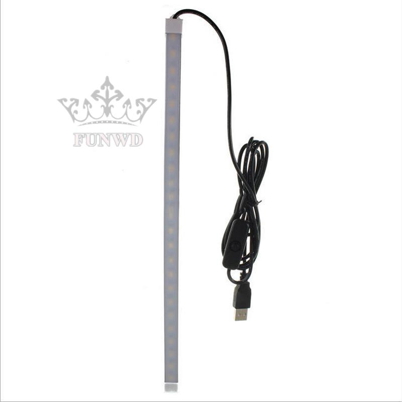 Light Mini Lighting DC 5V Tube Camping Desktop USB Ultra-bright Strip Bar Night Aluminum 3.3ft 60LED Brand New