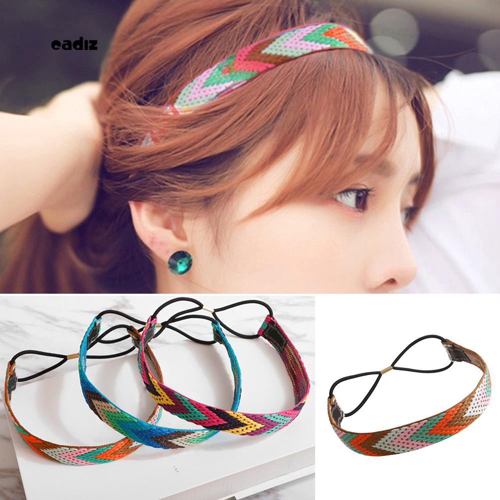 Băng đô cài tóc phong cách Bohomian cho nữ