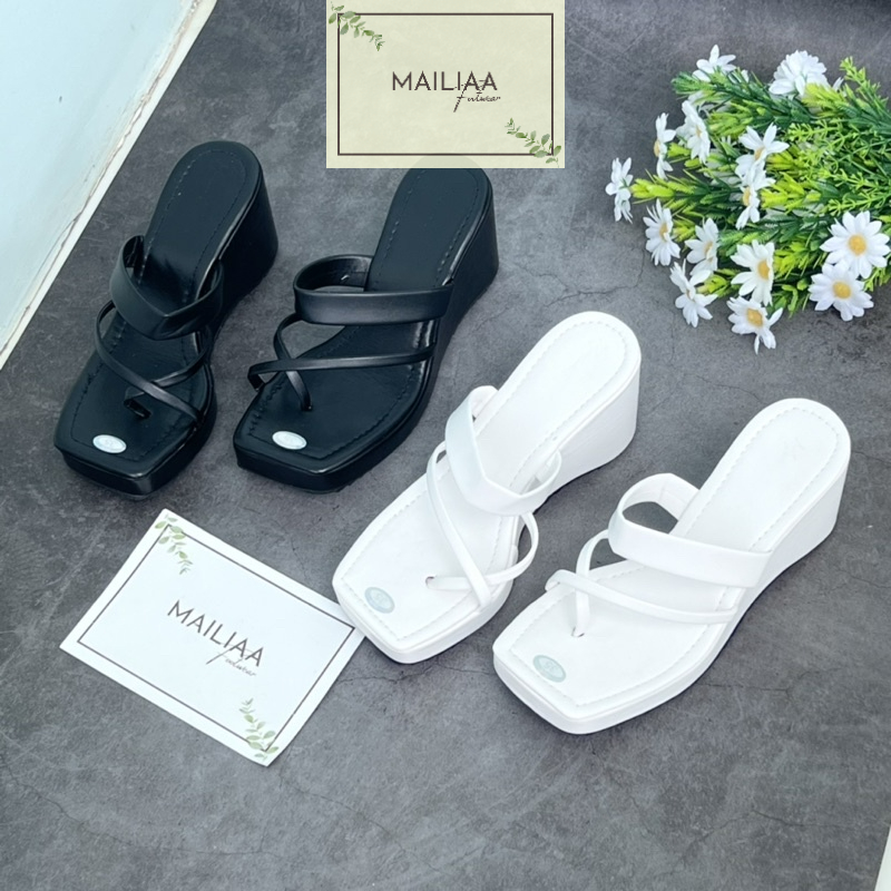 Dép đế xuồng 7 phân MAILIAA mã MOI quai xỏ ngón dễ đi