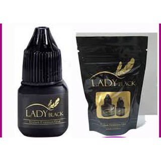 Keo Nối Mi Lady đen 5ml Hàng Chính Hãng Có Tem Mác Đầy Đủ Dễ Sử Dụng Dạng Keo Nước Thích Hợp Cho Các Miền Hv Mới Ra Ngề