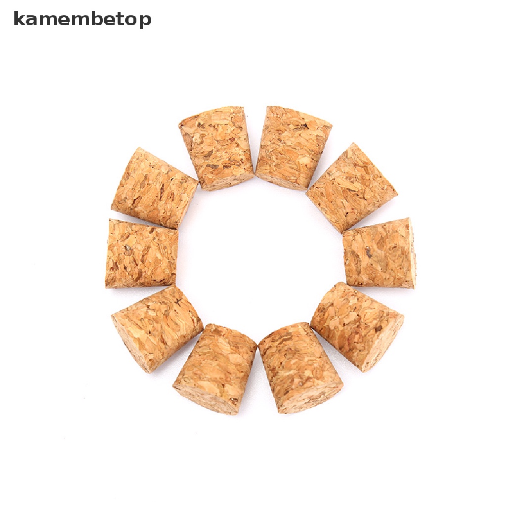 Bộ 10 Nút Bần Đậy Chai Rượu Vang 18 * 15 * 20mm