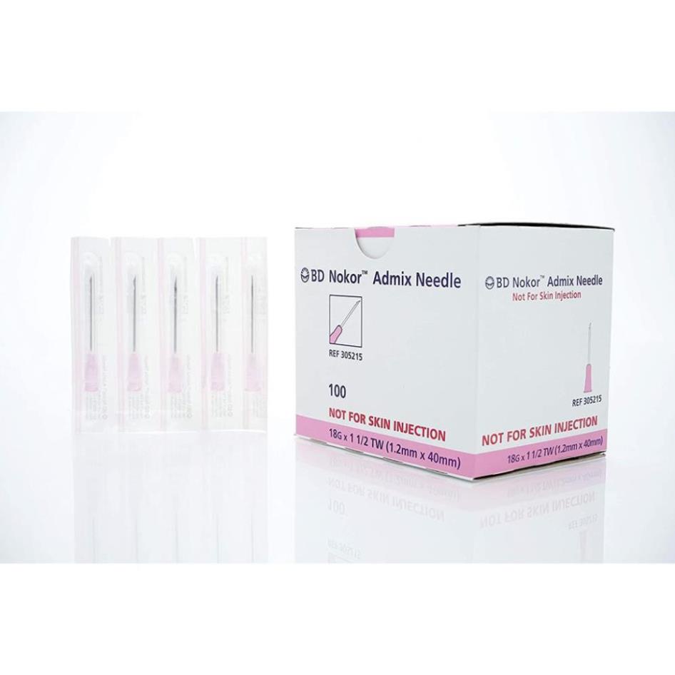 Kim 18G Nokor tách đáy sẹo rỗ có hướng dẫn với prp